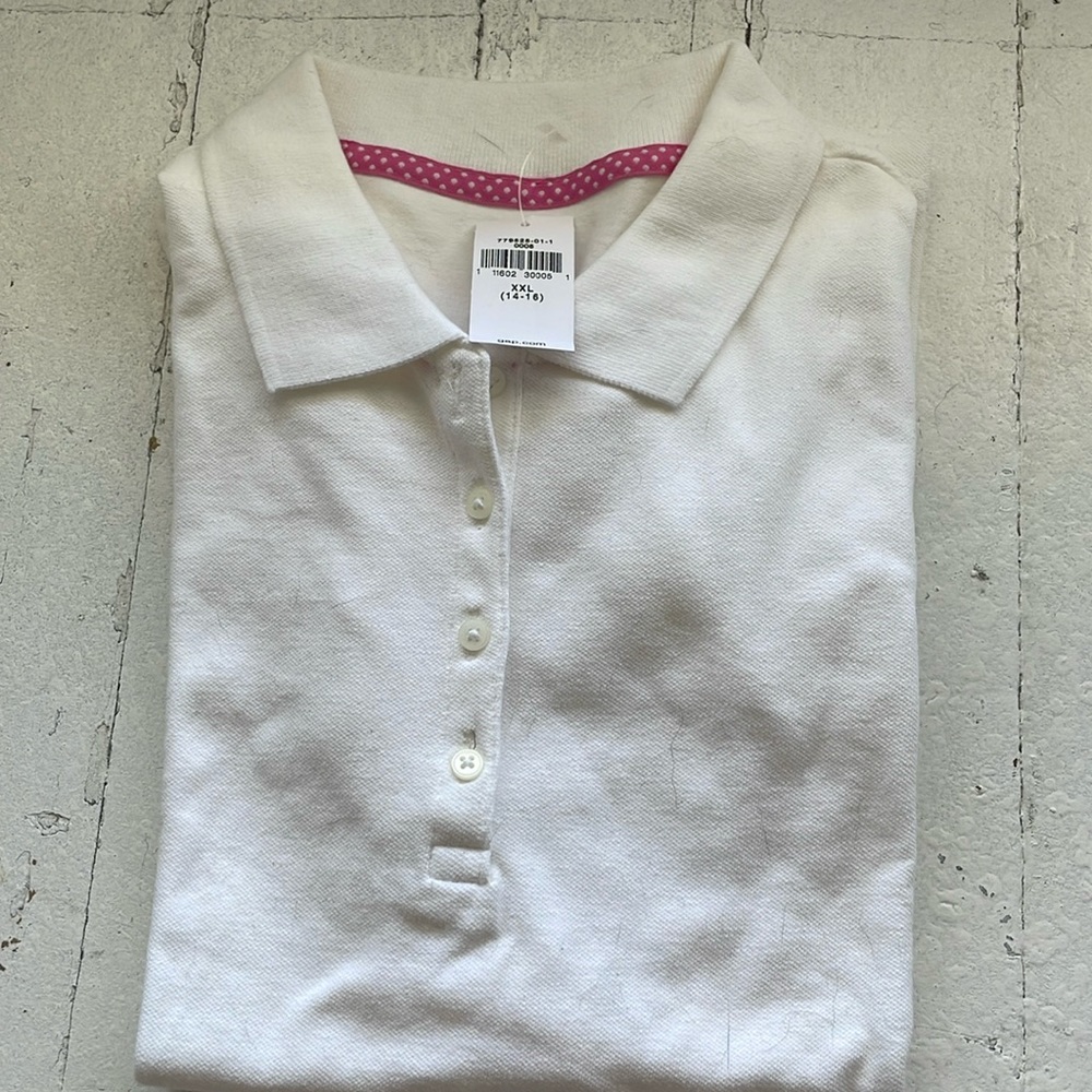 Girls Gap Polo short sleeve shirt xxl 14-16